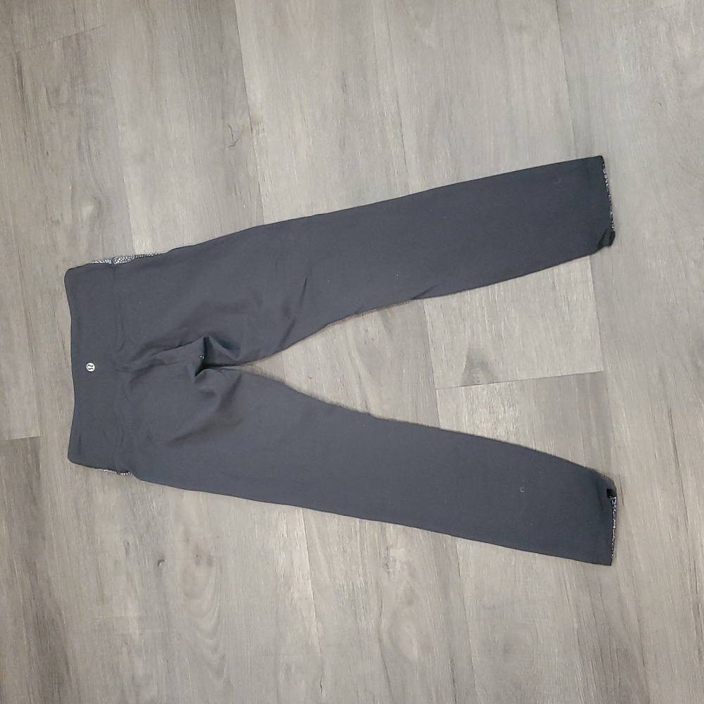 Lululemon Athletica Patterned Black Leggings - image 2